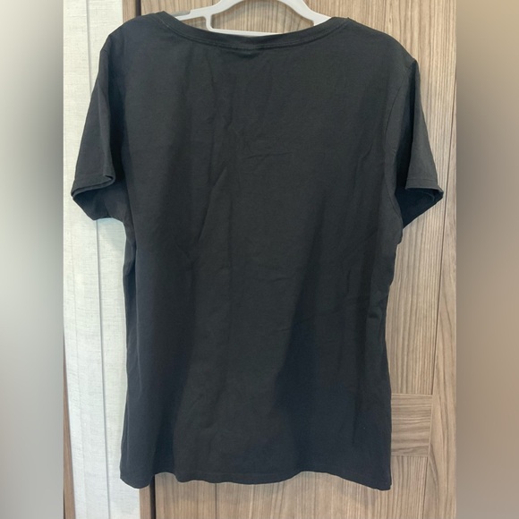 Port & Company Womens Christmas Short Sleeve V Neck Tee Size XXL - Picture 2 of 7